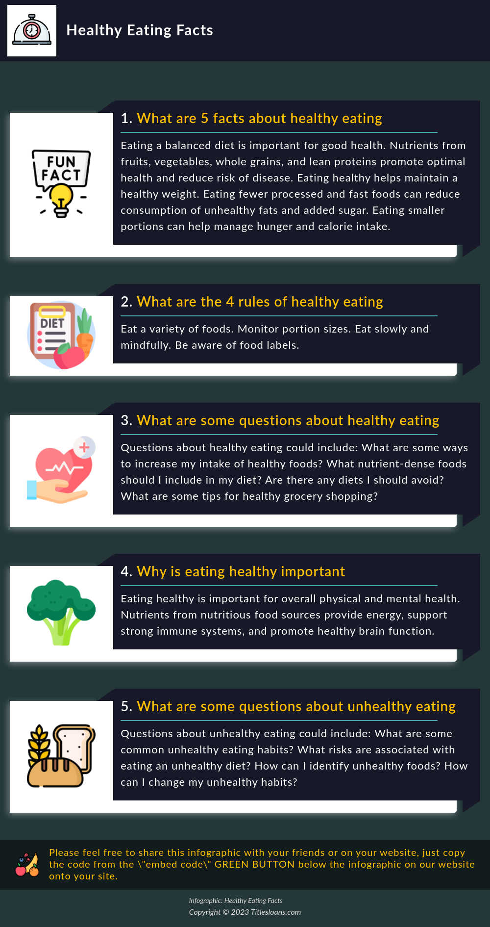 Infographic: Healthy Eating Facts  